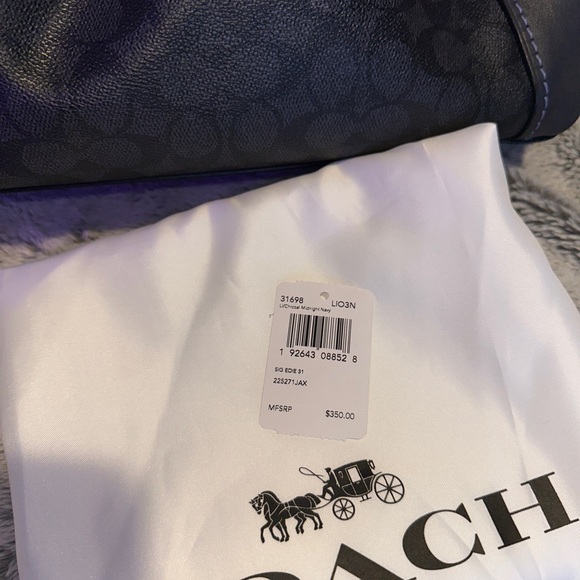 Coach EDIE SHOULDER BAG 31 - Picture 11 of 11